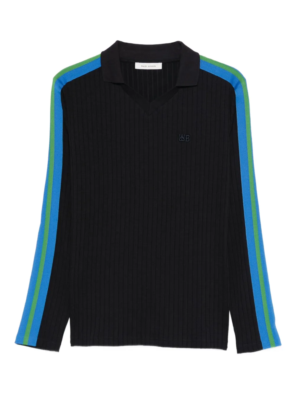 Топ с полосатыми деталями Wales Bonner, синий
Топ с полосатыми деталями Wales Bonner, синий