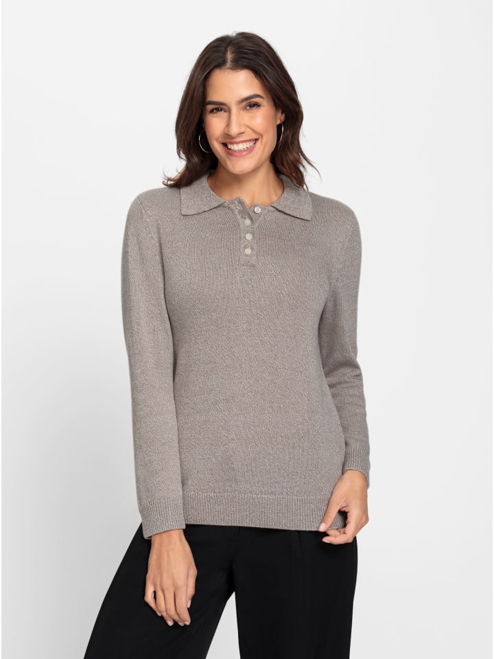 Свитер поло цвета серо-коричневый меланж WITT WEIDEN
Свитер поло цвета серо-коричневый меланж WITT WEIDEN