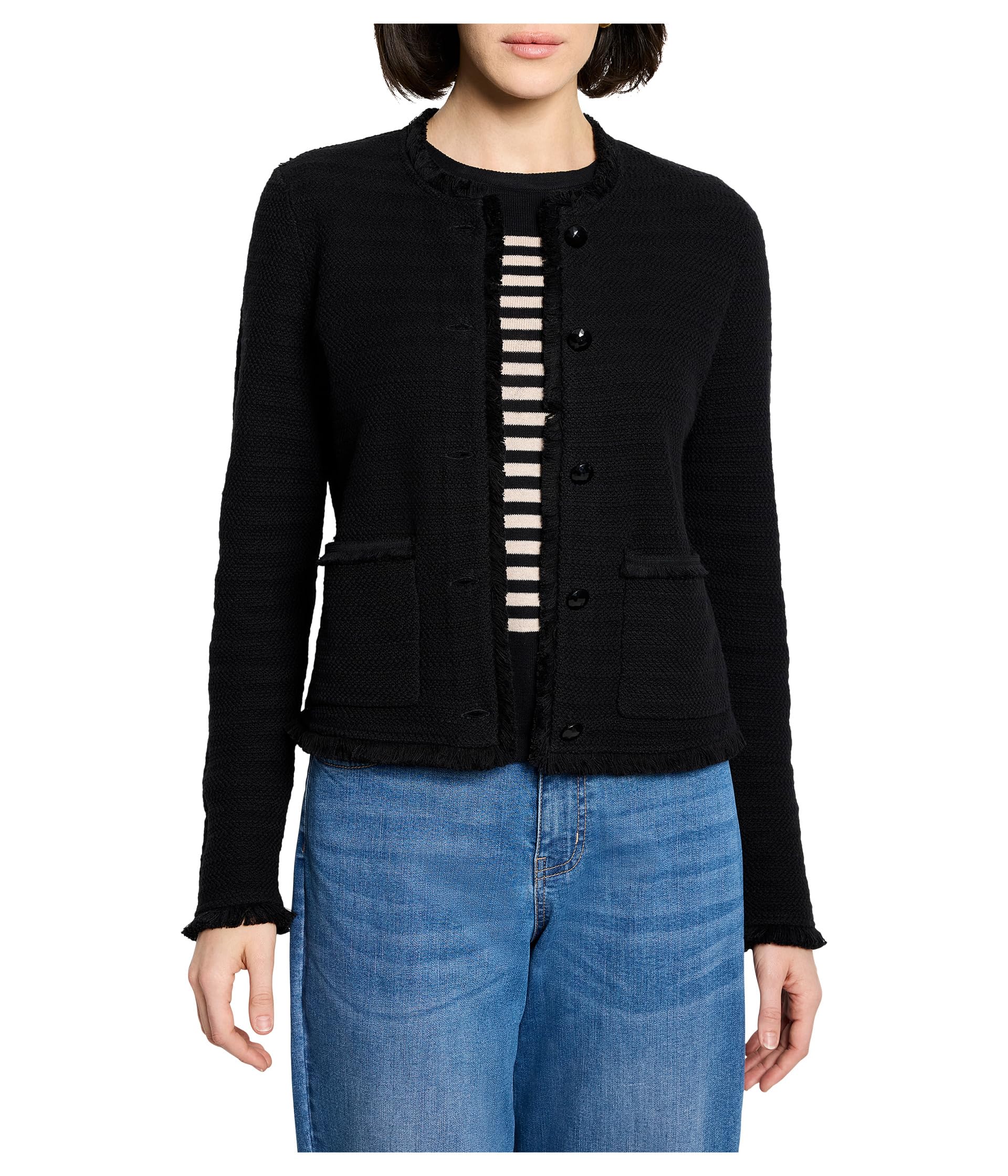 Куртка NIC+ZOE Fringe Mix Femme Knit Jacket, черный оникс
Куртка NIC+ZOE Fringe Mix Femme Knit Jacket, черный оникс