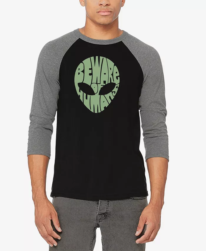 Мужская футболка с регланными рукавами 3/4 Beware of Humans с принтом LA Pop Art, мультиколор
Мужская футболка с регланными рукавами 3/4 Beware of Humans с принтом LA Pop Art, мультиколор