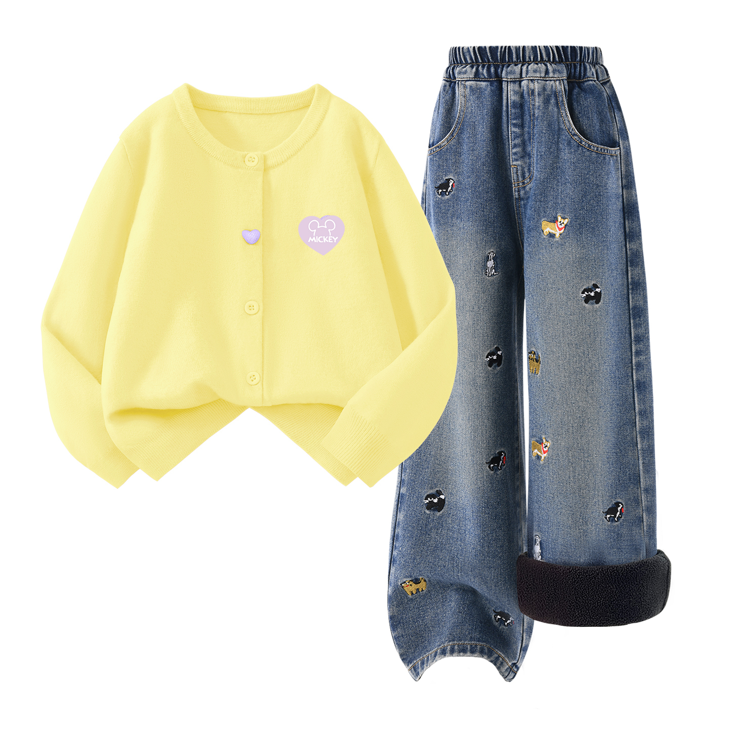 Детская повседневная спортивная одежда Disney, светло-желтый
Детская повседневная спортивная одежда Disney, светло-желтый