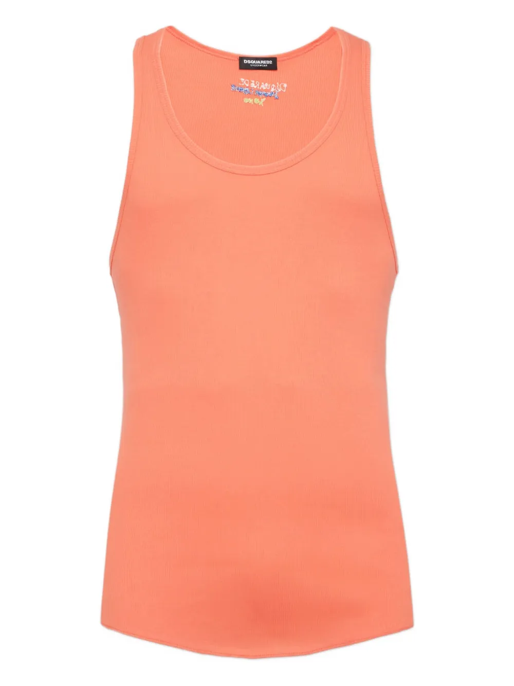 Ребристый топ DSQUARED2, оранжевый
Ребристый топ DSQUARED2, оранжевый