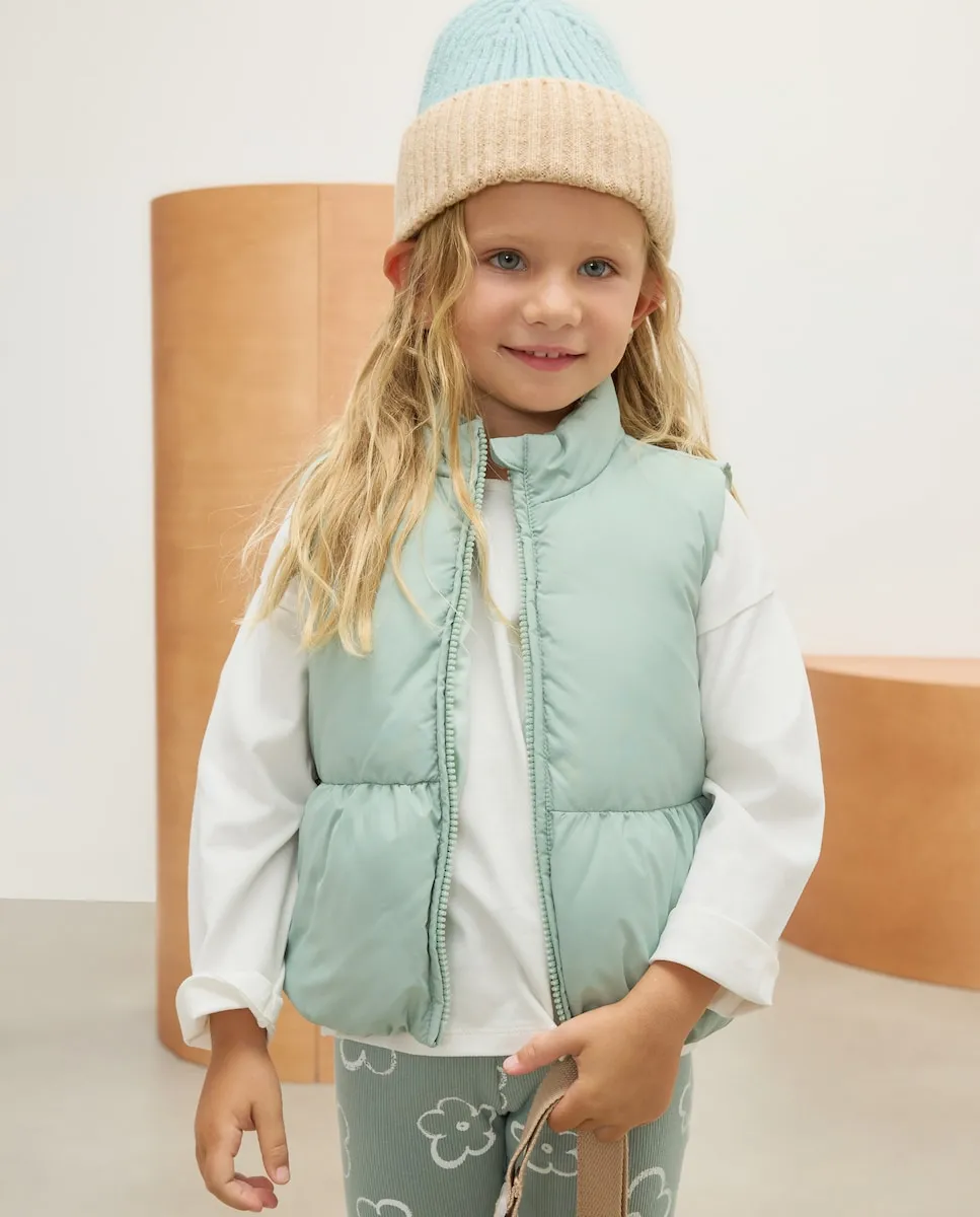 Однотонный девичий жилет Kids El Corte Inglés, нежно-голубой
Однотонный девичий жилет Kids El Corte Inglés, нежно-голубой