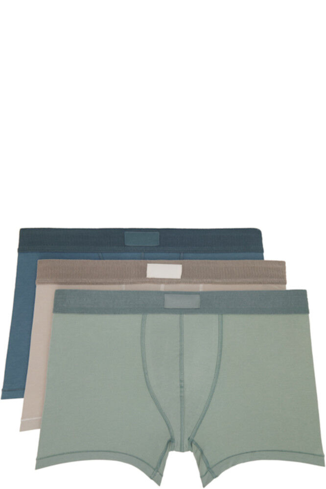 Упаковка из трех разноцветных хлопковых трусов-боксеров SKIMS длиной 3 дюйма
Упаковка из трех разноцветных хлопковых трусов-боксеров SKIMS длиной 3 дюйма