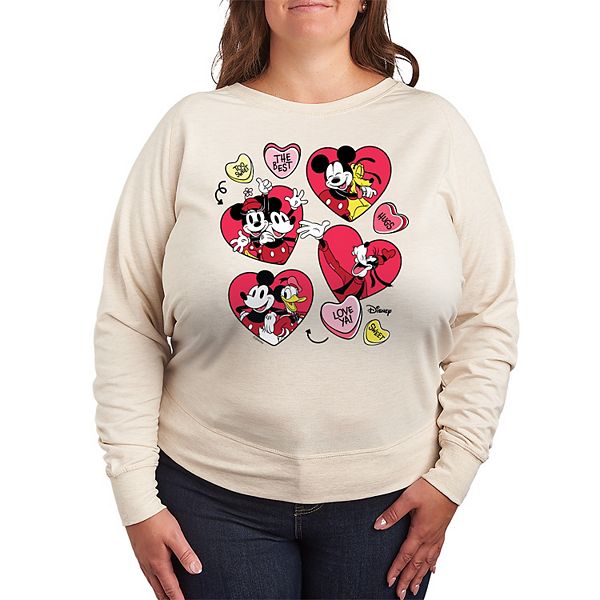 Футболка с длинным рукавом Mickey Mouse & Friends plus size candy hearts french terry Disney
Футболка с длинным рукавом Mickey Mouse & Friends plus size candy hearts french terry Disney