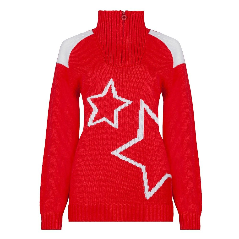 Свитер Newland Khloe с застежкой-молнией до середины груди (женский), Red/White
Свитер Newland Khloe с застежкой-молнией до середины груди (женский), Red/White