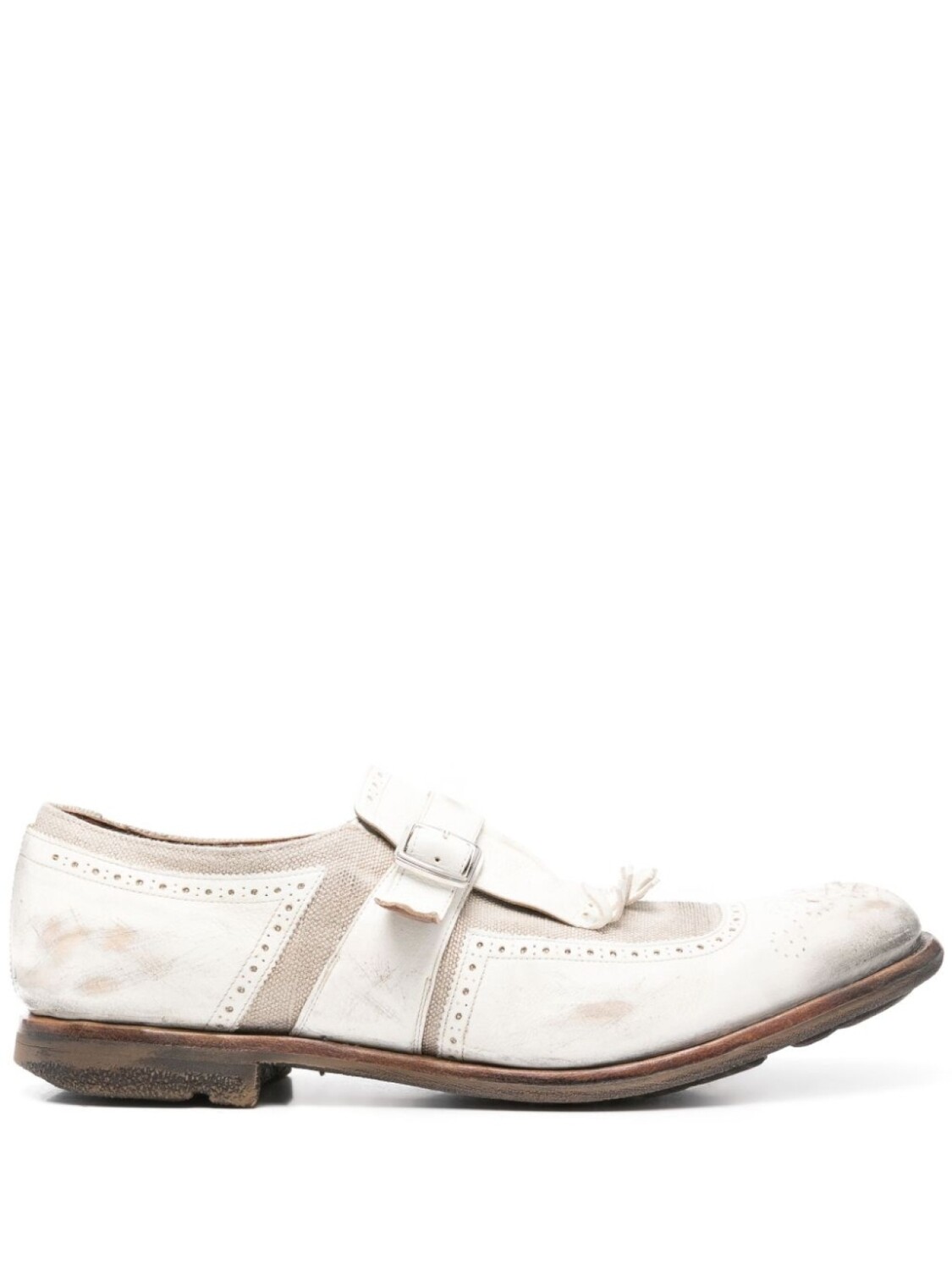 Church's туфли монки с эффектом потертости, белый
Church's туфли монки с эффектом потертости, белый