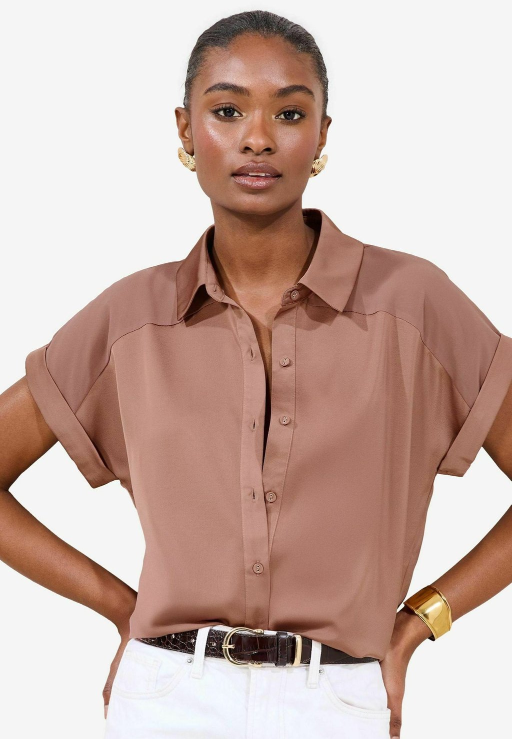 Блузка на пуговицах Lipsy, розовый
Блузка на пуговицах Lipsy, розовый