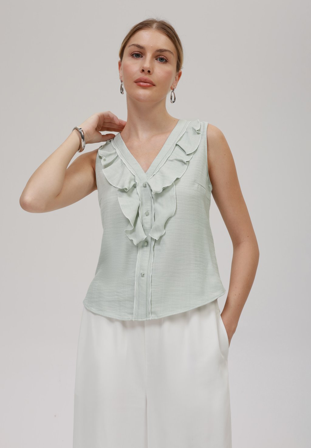 Блуза Top Anna Field, светло-зеленый 
Блуза Top Anna Field, светло-зеленый