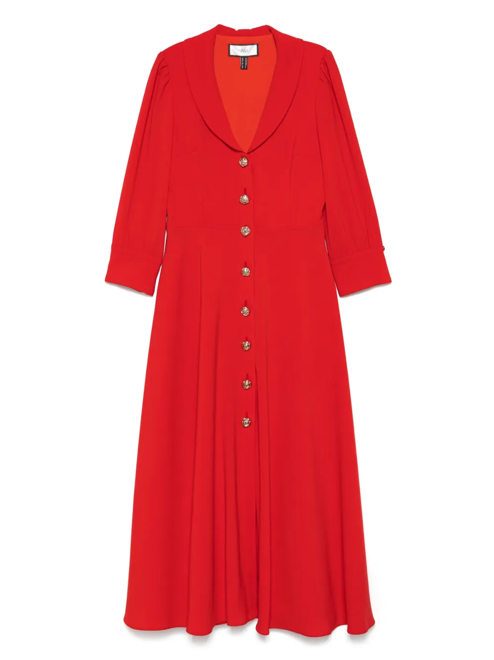 Платье миди на пуговицах NISSA, красный
Платье миди на пуговицах NISSA, красный