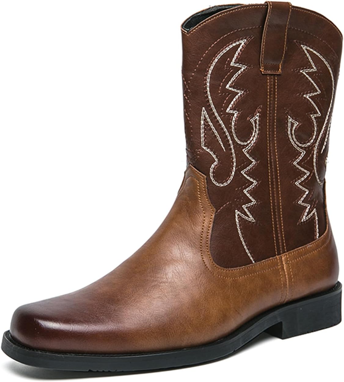 Мужские ковбойские сапоги Abborora, модные вышитые вестерн-сапоги, противоскользящие, с квадратным носком, на среднюю голень, мужские праздничные сапоги, коричневый
Мужские ковбойские сапоги Abborora, модные вышитые вестерн-сапоги, противоскользящие, с квадратным носком, на среднюю голень, мужские праздничные сапоги, коричневый