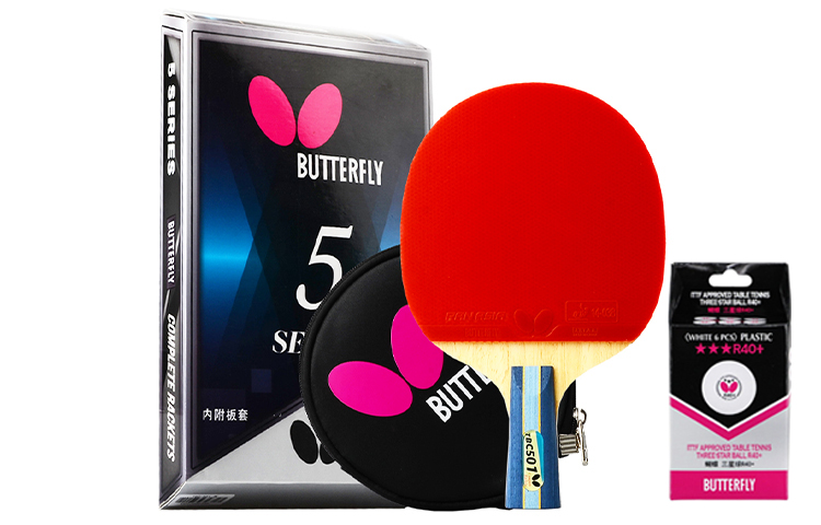 Пять ракеток для настольного тенниса Collection Butterfly
Пять ракеток для настольного тенниса Collection Butterfly