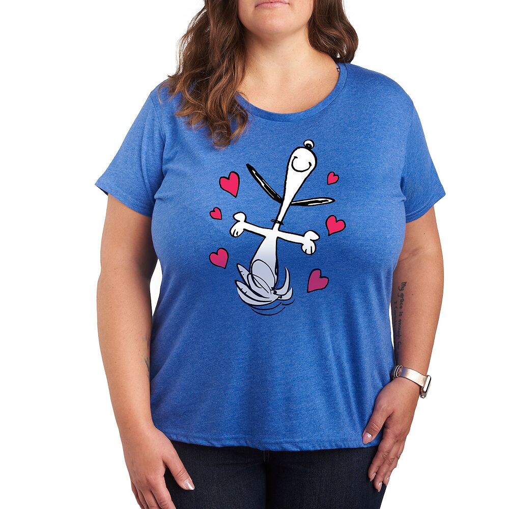 Футболка Plus Peanuts Snoopy Dancing Hearts с рисунком Licensed Character, цвет Heather Royal Blue
Футболка Plus Peanuts Snoopy Dancing Hearts с рисунком Licensed Character, цвет Heather Royal Blue