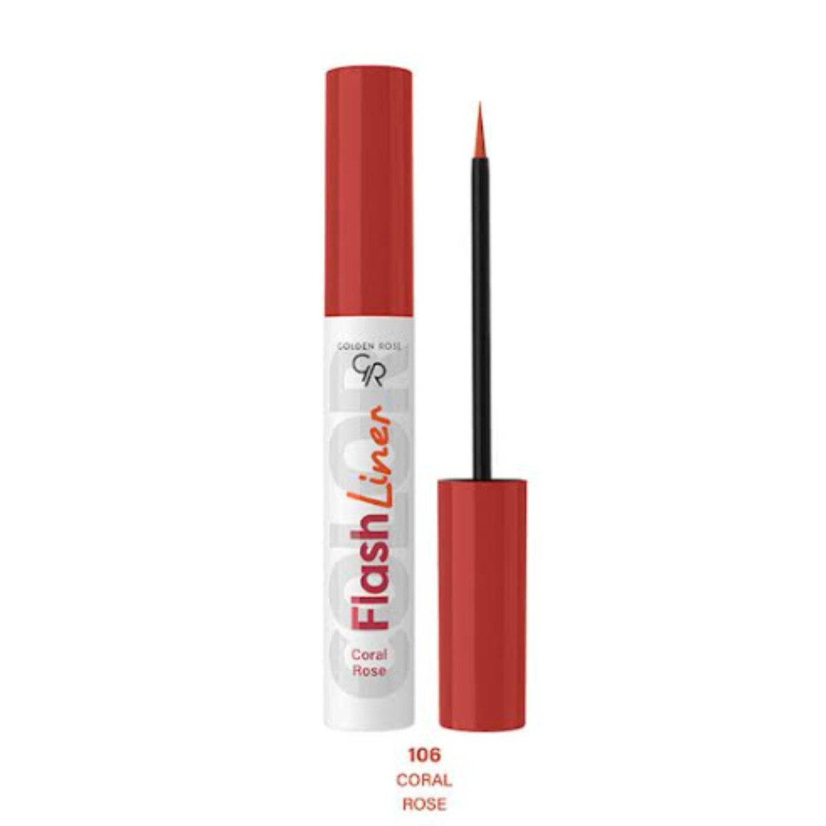GOLDEN ROSE, Flash Liner, Цветная подводка для глаз, Корал 106, 3,5 мл
GOLDEN ROSE, Flash Liner, Цветная подводка для глаз, Корал 106, 3,5 мл