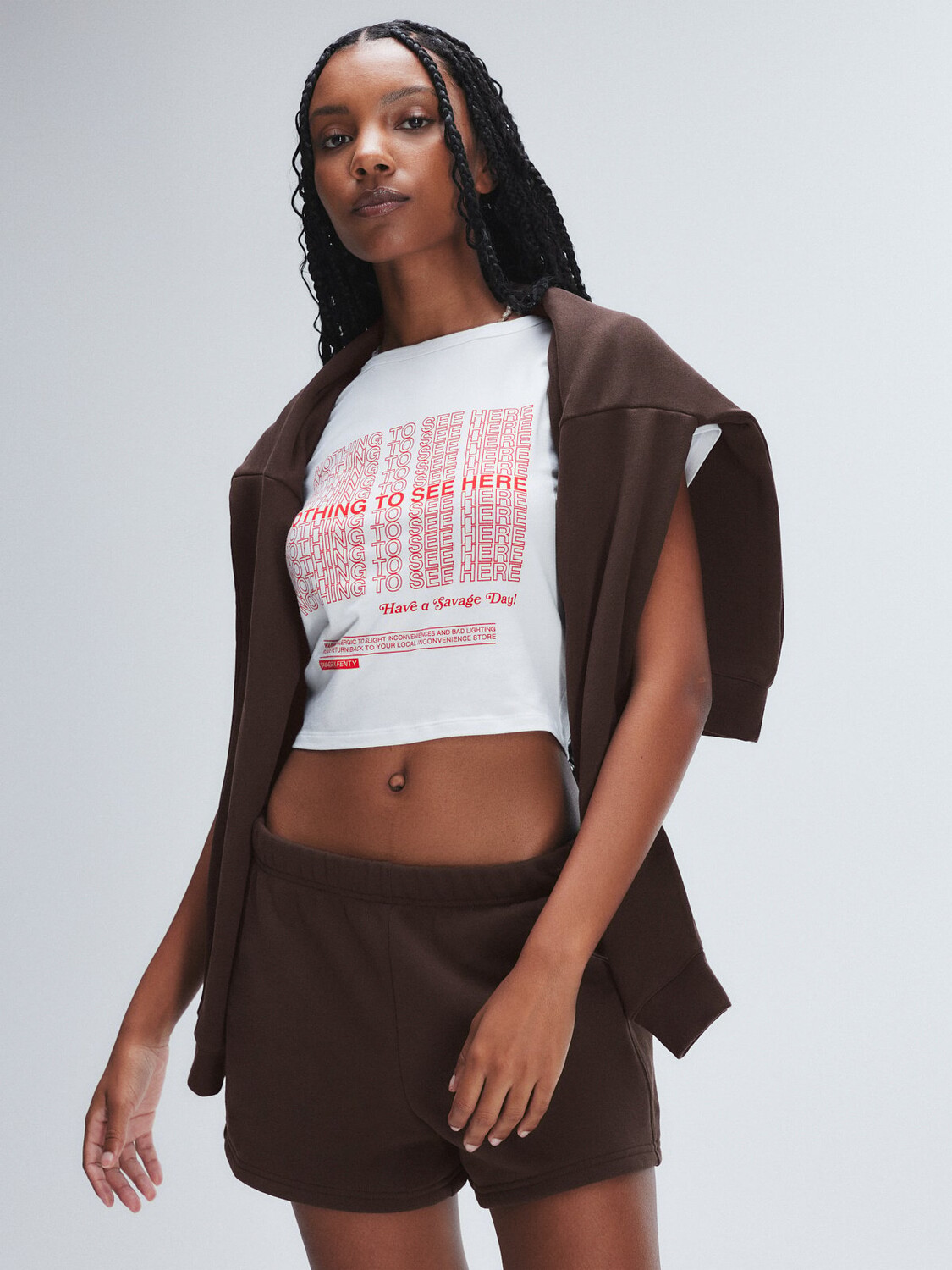 Футболка Savage X Fenty Cotton Essentials Graphic Baby, цвет Hazy White Inconvenience Graphic
Футболка Savage X Fenty Cotton Essentials Graphic Baby, цвет Hazy White Inconvenience Graphic