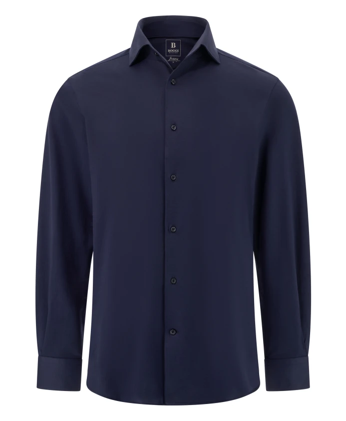 Рубашка-Поло с воротником для боулинга из джерси Boggi Milano, синий
Рубашка-Поло с воротником для боулинга из джерси Boggi Milano, синий