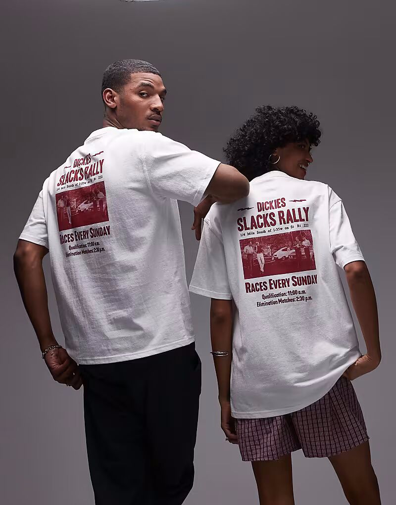 Футболка Dickies slacks rally с графическим принтом на спине белого цвета
Футболка Dickies slacks rally с графическим принтом на спине белого цвета
