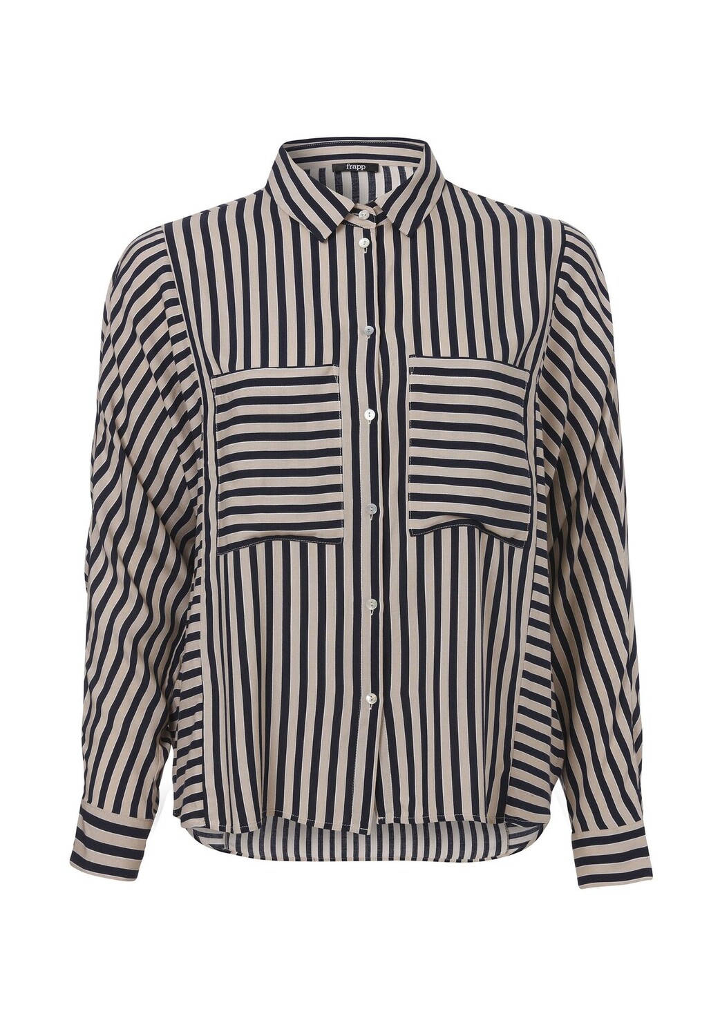 Блузка Современная блузка с полосатым узором по всей поверхности Frapp, цвет Navy Multicolor
Блузка Современная блузка с полосатым узором по всей поверхности Frapp, цвет Navy Multicolor