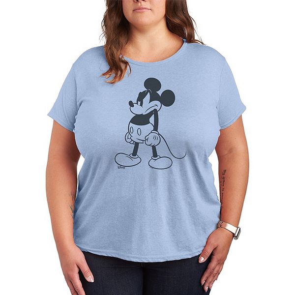 Футболка Plus size с принтом Mickey Mouse Mad Stand Disney, Heather Chambray Blue
Футболка Plus size с принтом Mickey Mouse Mad Stand Disney, Heather Chambray Blue