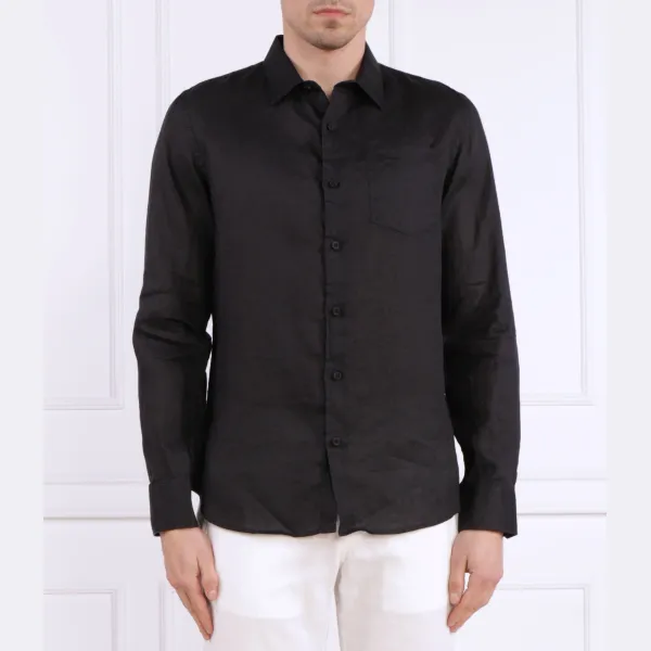 Льняная рубашка Ls Island стандартного кроя Guess, черный
Льняная рубашка Ls Island стандартного кроя Guess, черный