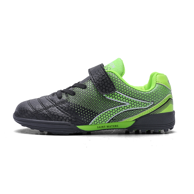 Футбольные бутсы детские, подростковые, с противоскользящим покрытием и низким верхом. SAINT WATERS, черный/зеленый
Футбольные бутсы детские, подростковые, с противоскользящим покрытием и низким верхом. SAINT WATERS, черный/зеленый