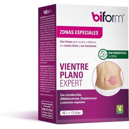 Biform Flat Stomach Expert 48 капсул Dietisa
Biform Flat Stomach Expert 48 капсул Dietisa