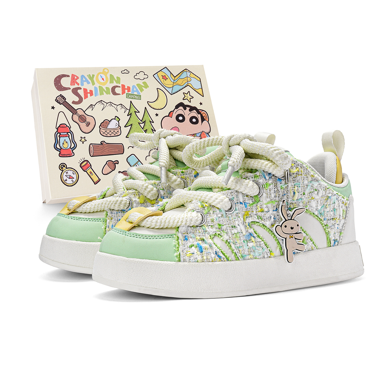 Crayon Shinchan Низкие скейтерские кеды унисекс Wealth Green в подарочной коробке премиум, цвет Wealth Green-Premium Gift Box Set
Crayon Shinchan Низкие скейтерские кеды унисекс Wealth Green в подарочной коробке премиум, цвет Wealth Green-Premium Gift Box Set