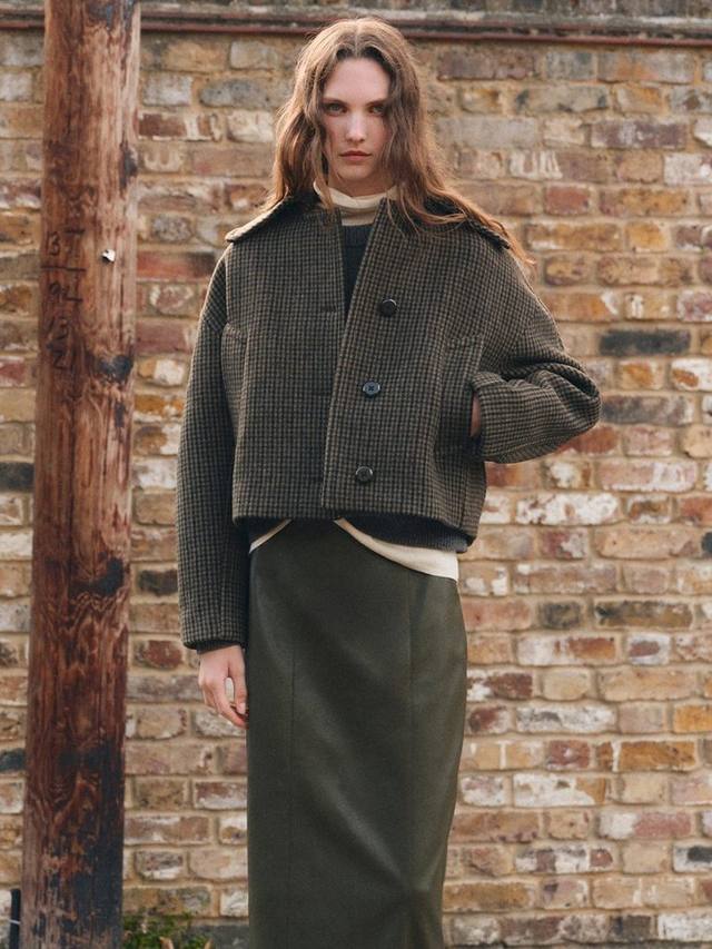 Куртка Dita из шерстяной ткани в клетку houndstooth Mango, Brown
Куртка Dita из шерстяной ткани в клетку houndstooth Mango, Brown