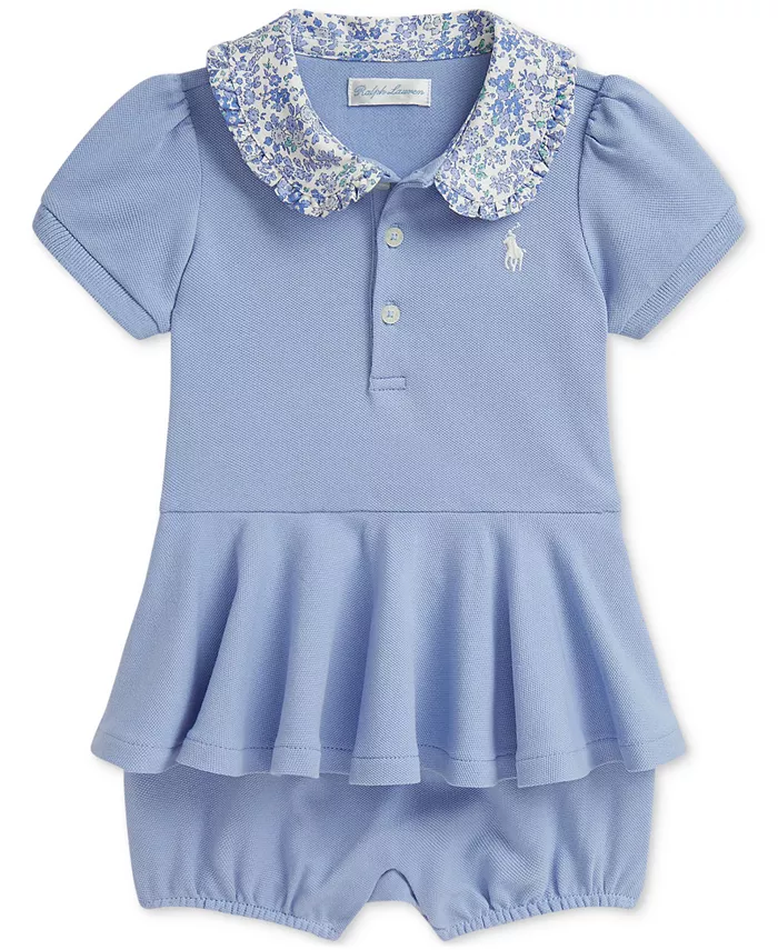 Комбинезон с баской для девочек Polo Ralph Lauren, синий
Комбинезон с баской для девочек Polo Ralph Lauren, синий
