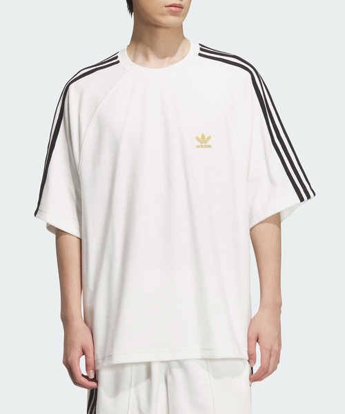 Футболка с коротким рукавом, махровая ткань Adidas Originals, белый
Футболка с коротким рукавом, махровая ткань Adidas Originals, белый