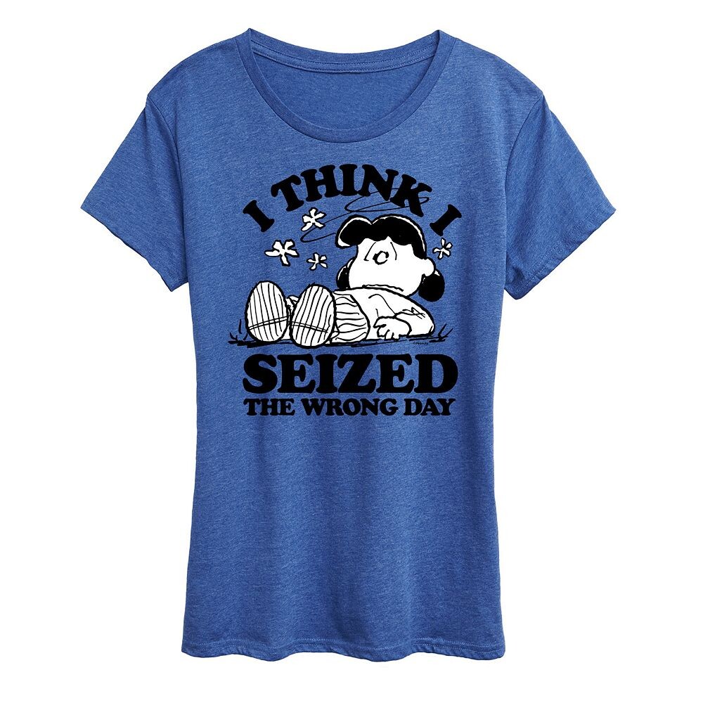 Женская футболка с рисунком Peanuts Lucy Seized The Wrong Day Licensed Character, цвет Heather Royal Blue
Женская футболка с рисунком Peanuts Lucy Seized The Wrong Day Licensed Character, цвет Heather Royal Blue