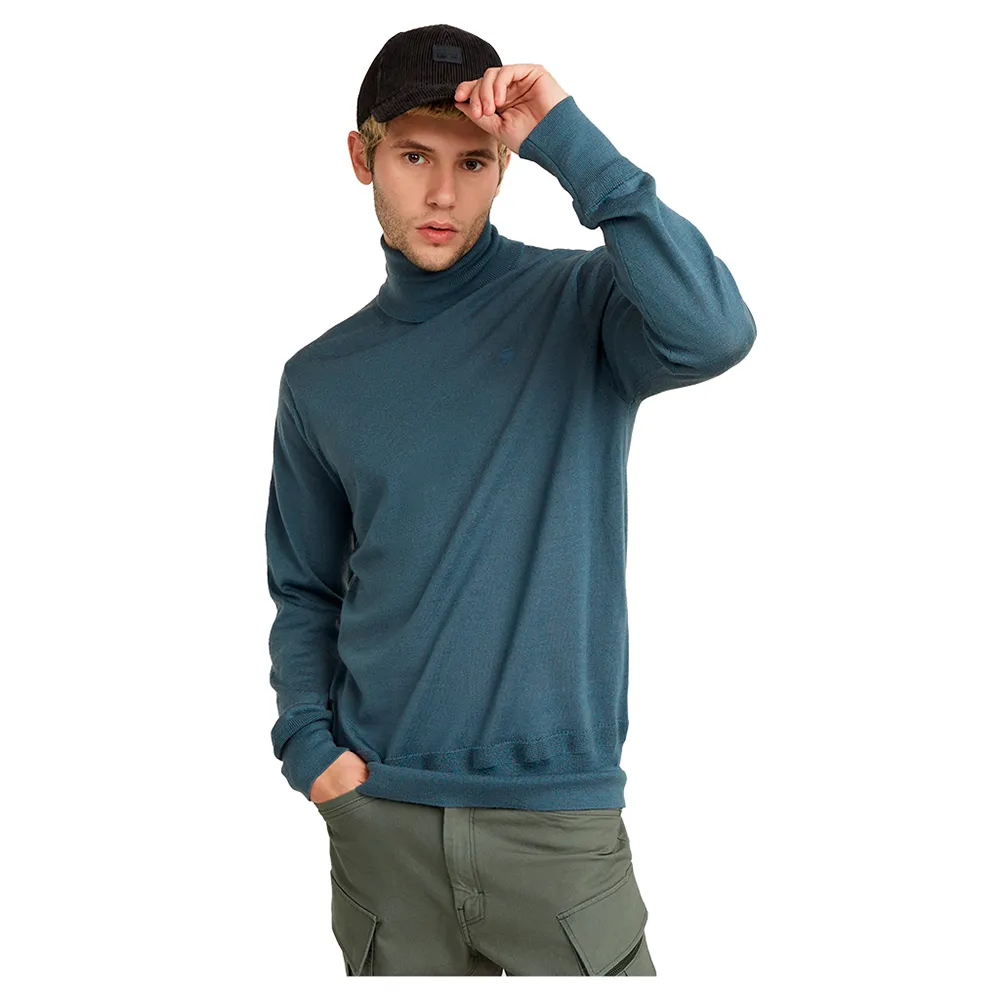 Свитер G-Star Premium Core high neck, синий
Свитер G-Star Premium Core high neck, синий