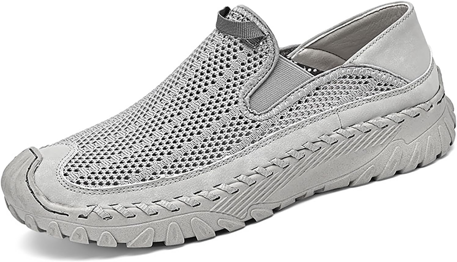 Мужские ручной работы лоферы с сеткой, без застежки, удобные, легкие, дышащие, с закрытым носком, подходящие для ходьбы, прогулок на открытом воздухе, кросс-кантри, противоскользящие походные кроссовки Hdfdb, серый
Мужские ручной работы лоферы с сеткой, без застежки, удобные, легкие, дышащие, с закрытым носком, подходящие для ходьбы, прогулок на открытом воздухе, кросс-кантри, противоскользящие походные кроссовки Hdfdb, серый