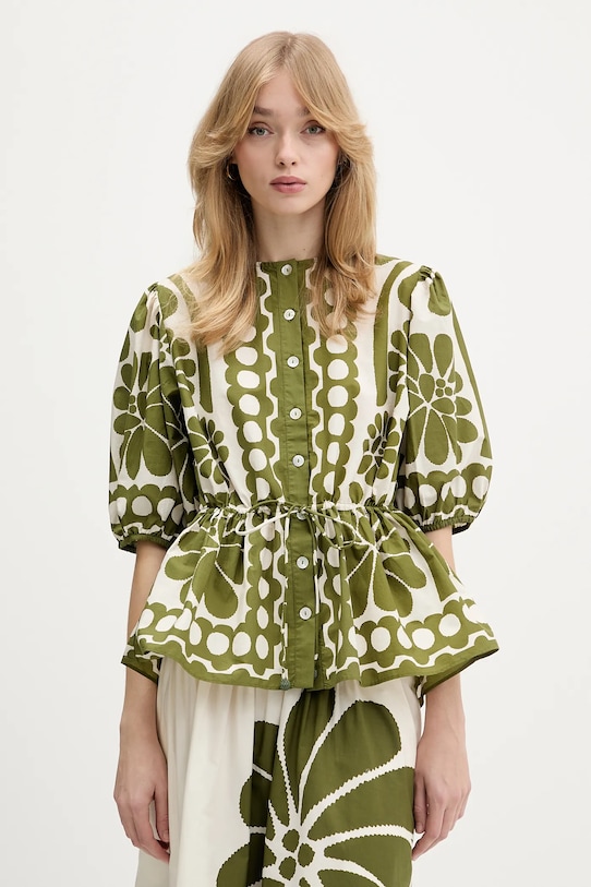 Хлопковая рубашка Farm Rio, зеленый
Хлопковая рубашка Farm Rio, зеленый