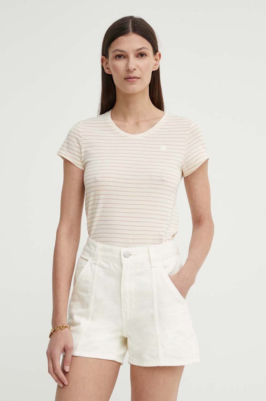 Хлопковая футболка G-Star Raw, бежевый
Хлопковая футболка G-Star Raw, бежевый