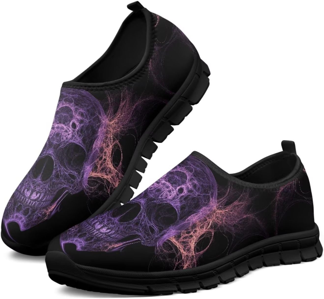 Мокасины с принтом черепа Hsaiyjsp для мужчин и женщин, кроссовки без шнурков, дышащие обувь для бега и ходьбы, фиолетовый
Мокасины с принтом черепа Hsaiyjsp для мужчин и женщин, кроссовки без шнурков, дышащие обувь для бега и ходьбы, фиолетовый