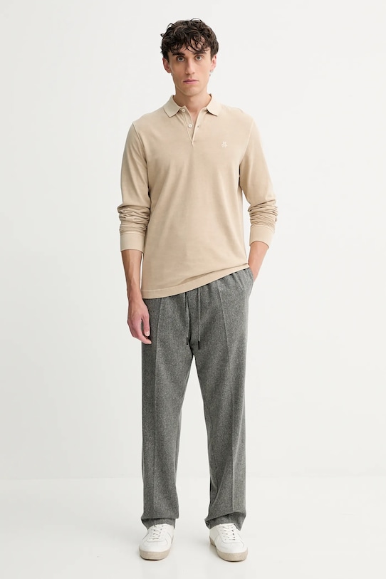 Хлопковый лонгслив Marc O'Polo, бежевый
Хлопковый лонгслив Marc O'Polo, бежевый