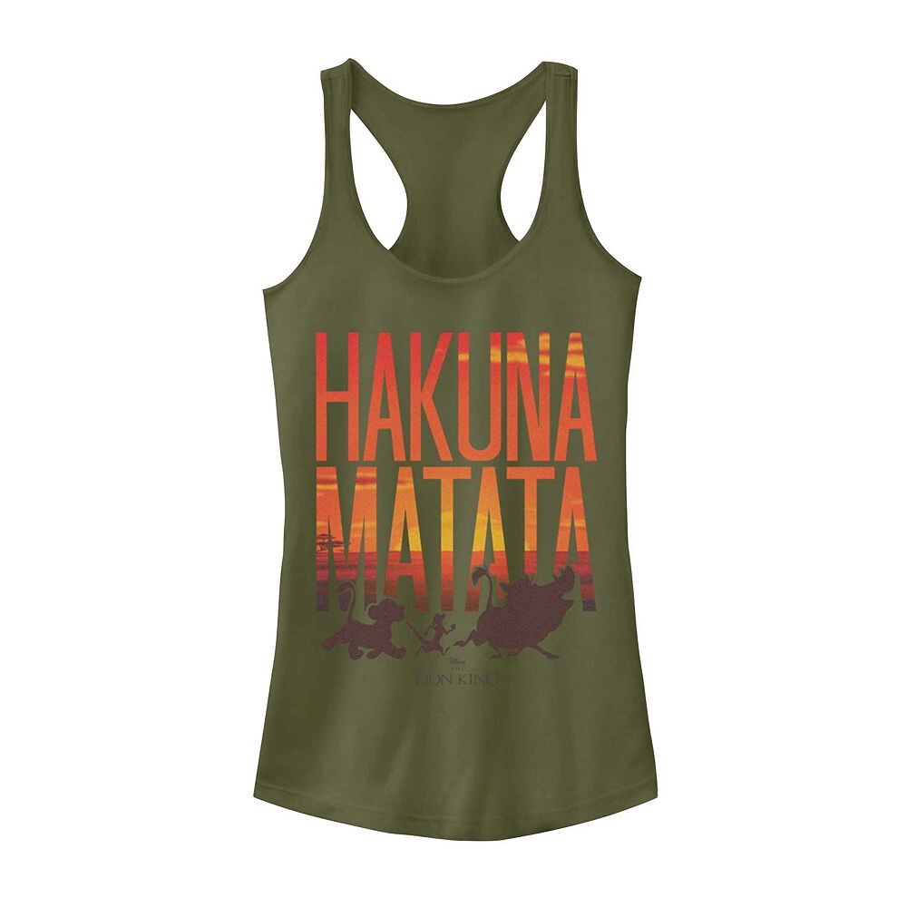 Майка для юниоров Disney's King Lion King Hakuna Matata Sunset Licensed Character, цвет Military Green
Майка для юниоров Disney's King Lion King Hakuna Matata Sunset Licensed Character, цвет Military Green