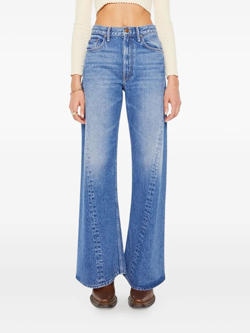 Джинсы Lemon Twist Sneak с застежкой на пуговицы MOTHER, синий
Джинсы Lemon Twist Sneak с застежкой на пуговицы MOTHER, синий