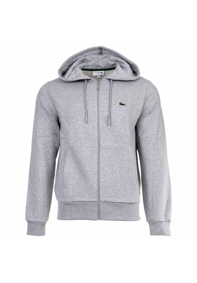 Толстовка с капюшоном - молния из чесаного флиса с добавлением хлопка Lacoste, серый
Толстовка с капюшоном - молния из чесаного флиса с добавлением хлопка Lacoste, серый