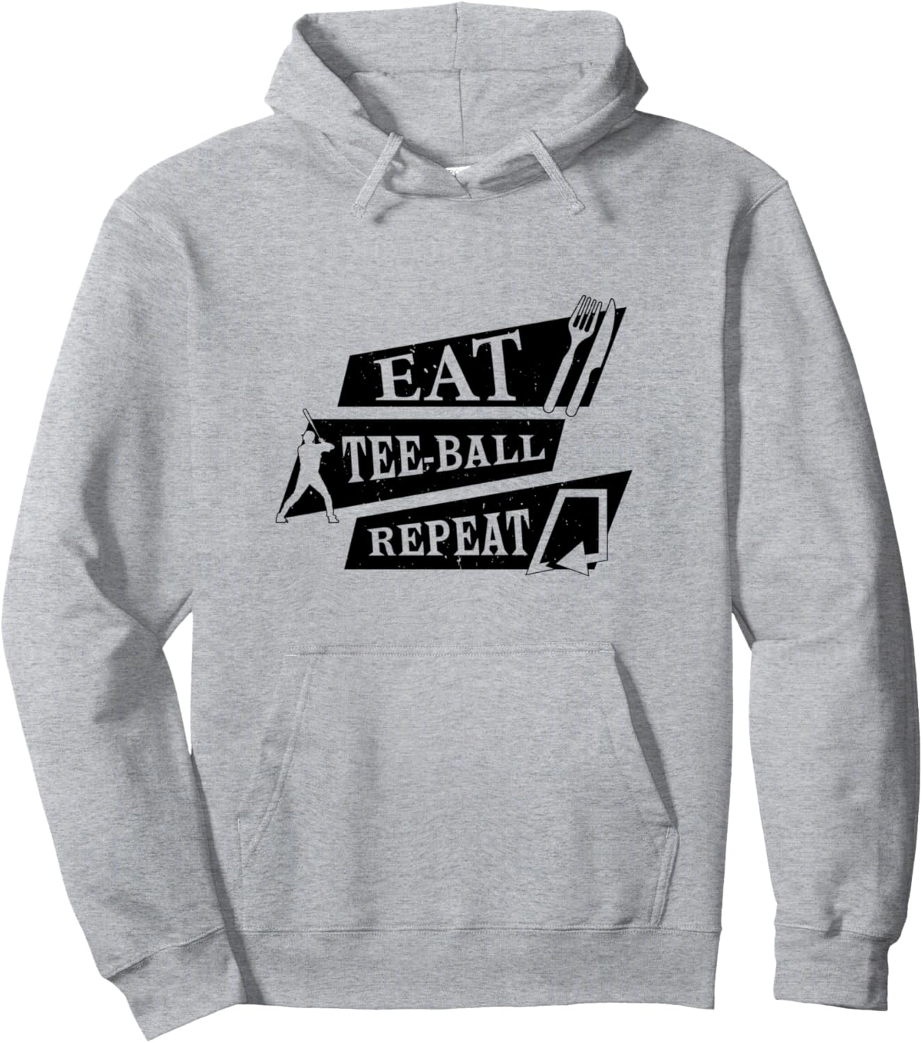 Худи Eat T-Ball Repeat Tee-Ball Player Tee-Ball Game, серый
Худи Eat T-Ball Repeat Tee-Ball Player Tee-Ball Game, серый
