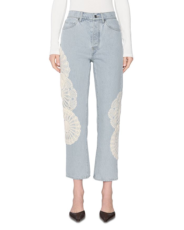 Крючковые джинсы с высокой посадкой и прямым кроем до щиколотки Wisp FRAME, синий
Крючковые джинсы с высокой посадкой и прямым кроем до щиколотки Wisp FRAME, синий