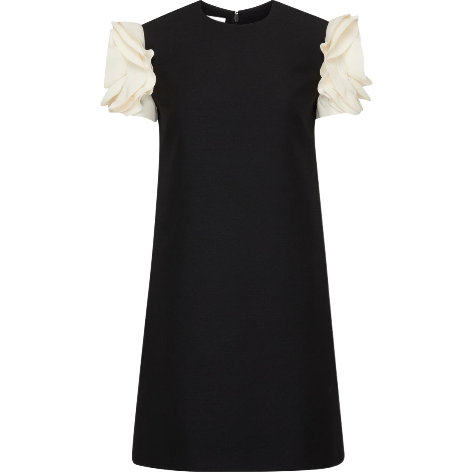 Valentino Женское черное платье с коротким рукавом
Valentino Женское черное платье с коротким рукавом