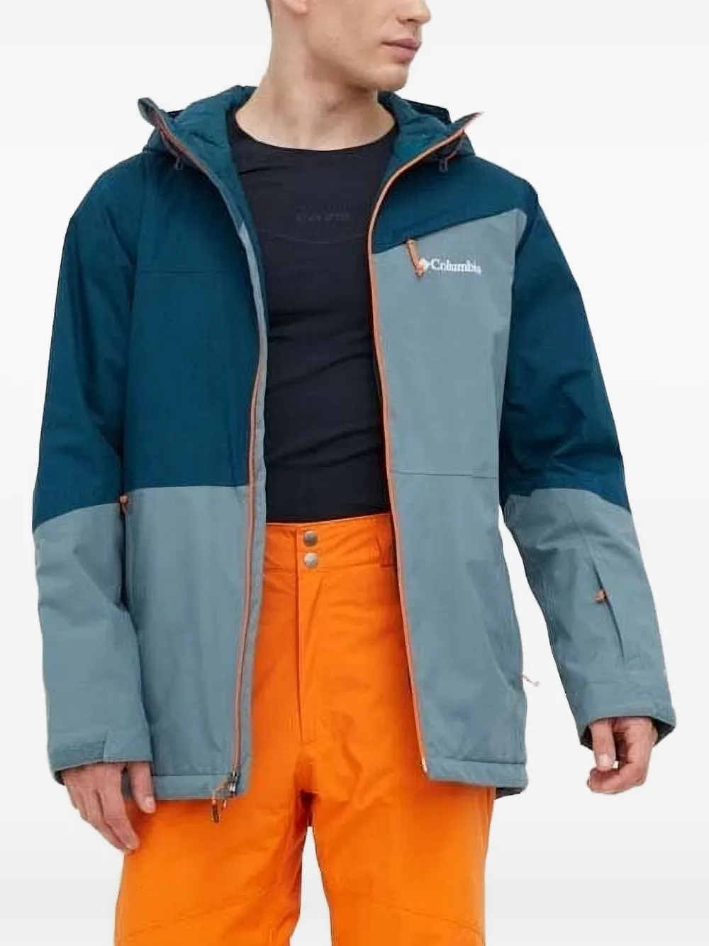Двухцветная куртка с капюшоном Columbia, синий
Двухцветная куртка с капюшоном Columbia, синий