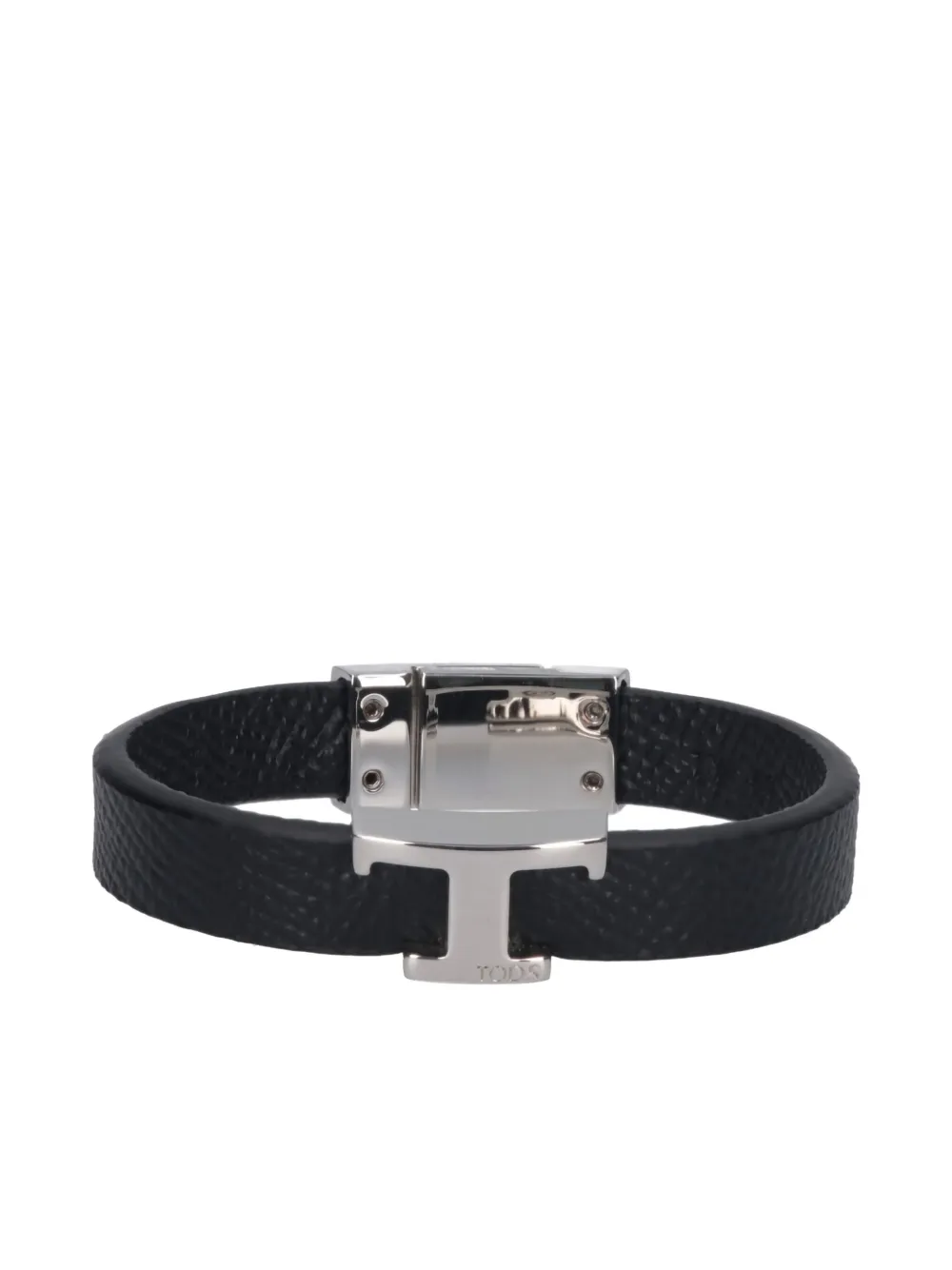 Кожаный браслет с Т-образным логотипом TOD'S, черный
Кожаный браслет с Т-образным логотипом TOD'S, черный