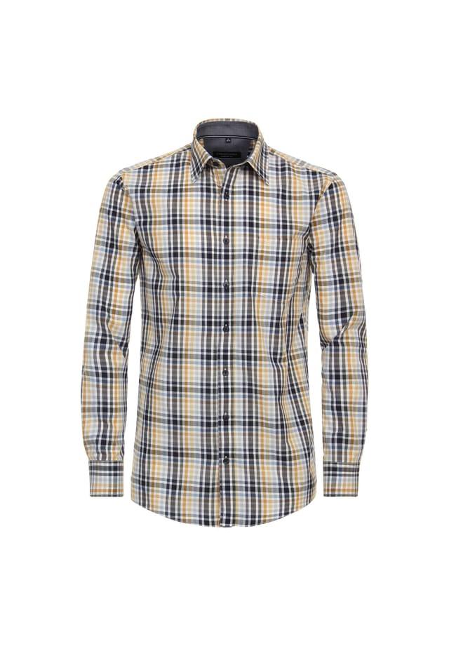 Рубашка свободного кроя в клетку Casamoda, желтый
Рубашка свободного кроя в клетку Casamoda, желтый