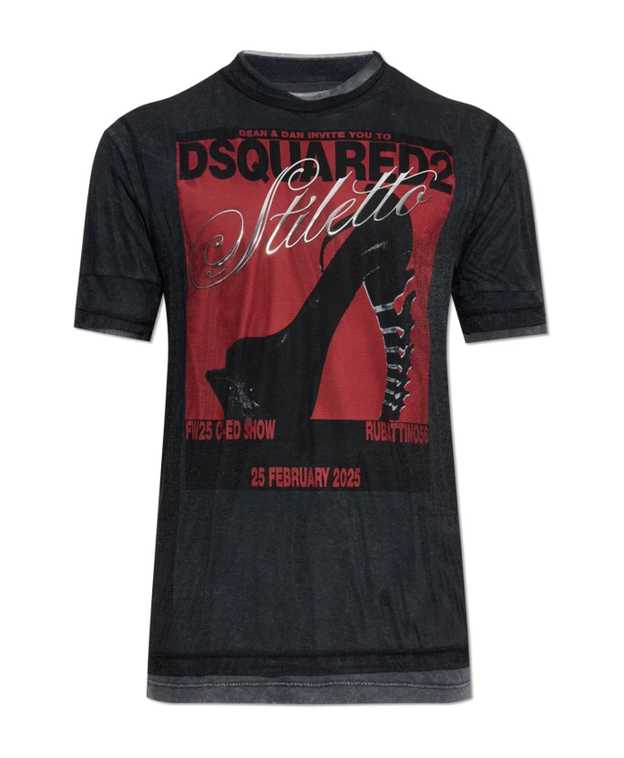 Футболка с логотипом Dsquared2, серый
Футболка с логотипом Dsquared2, серый