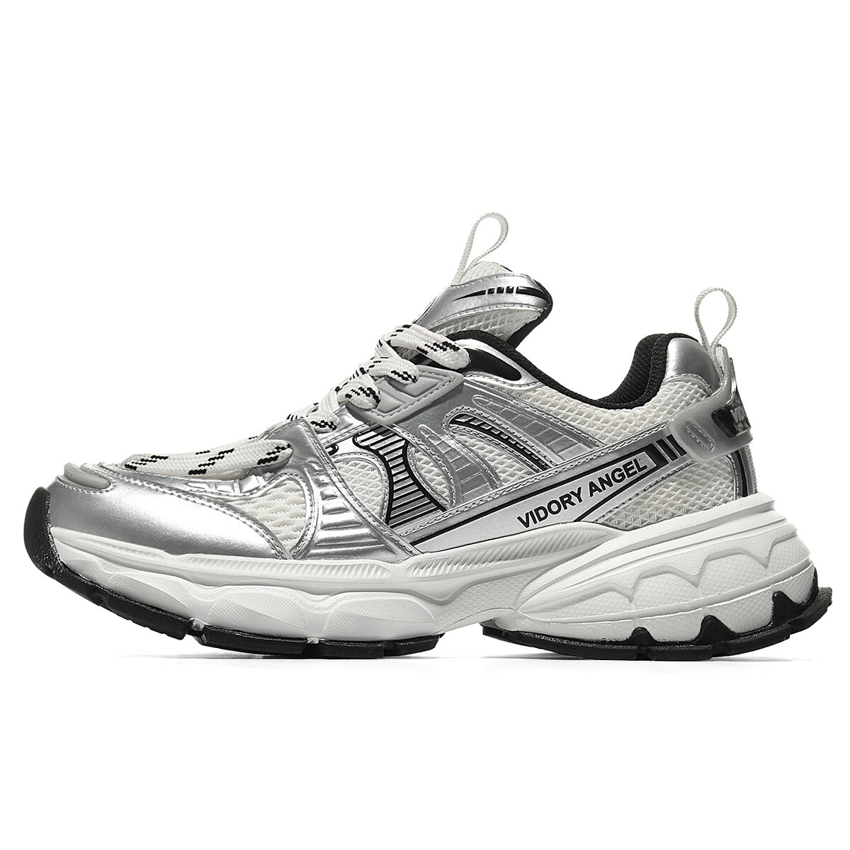 Кроссовки мужские толстые низкие серебристо-черный Vidory Angel
Кроссовки мужские толстые низкие серебристо-черный Vidory Angel