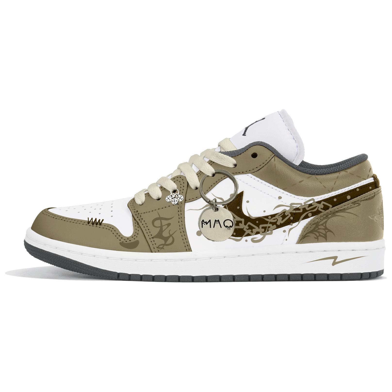 Jordan Air 1 устойчивые к истиранию нескользящие низкие кеды мужские white brown
Jordan Air 1 устойчивые к истиранию нескользящие низкие кеды мужские white brown