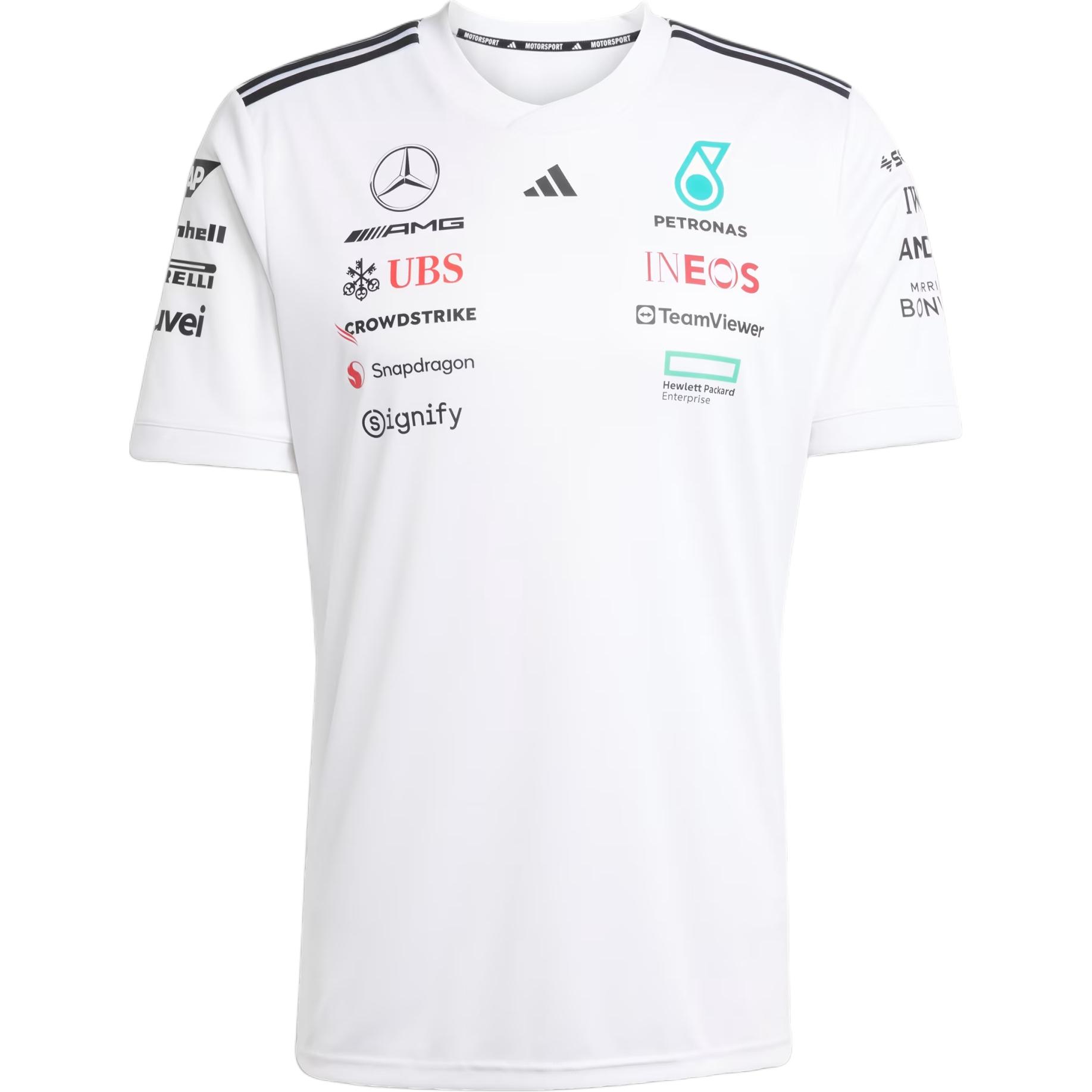 Футболка Free Shipping With AdiClub Mercedes Adidas, белый/черный
Футболка Free Shipping With AdiClub Mercedes Adidas, белый/черный